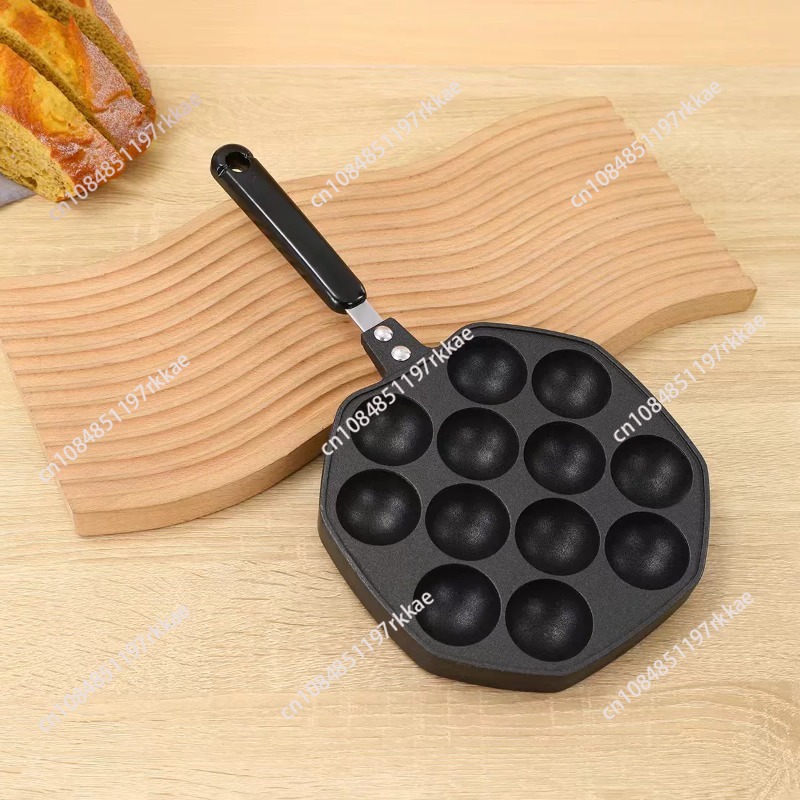Takoyaki Grill Plate - たこ焼きパン 12個型 たこ焼きメーカー スキレット アルミ合金 ノンスティック