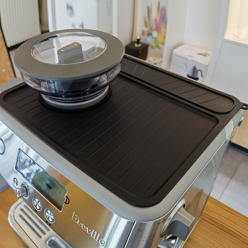 Breville Espresso Bes870 - Leeseph シリコーンコーヒーマット Breville 870/880/878 エスプレッソマシントップ滑り止め防塵マットカウンタートップキッチンアクセサリー