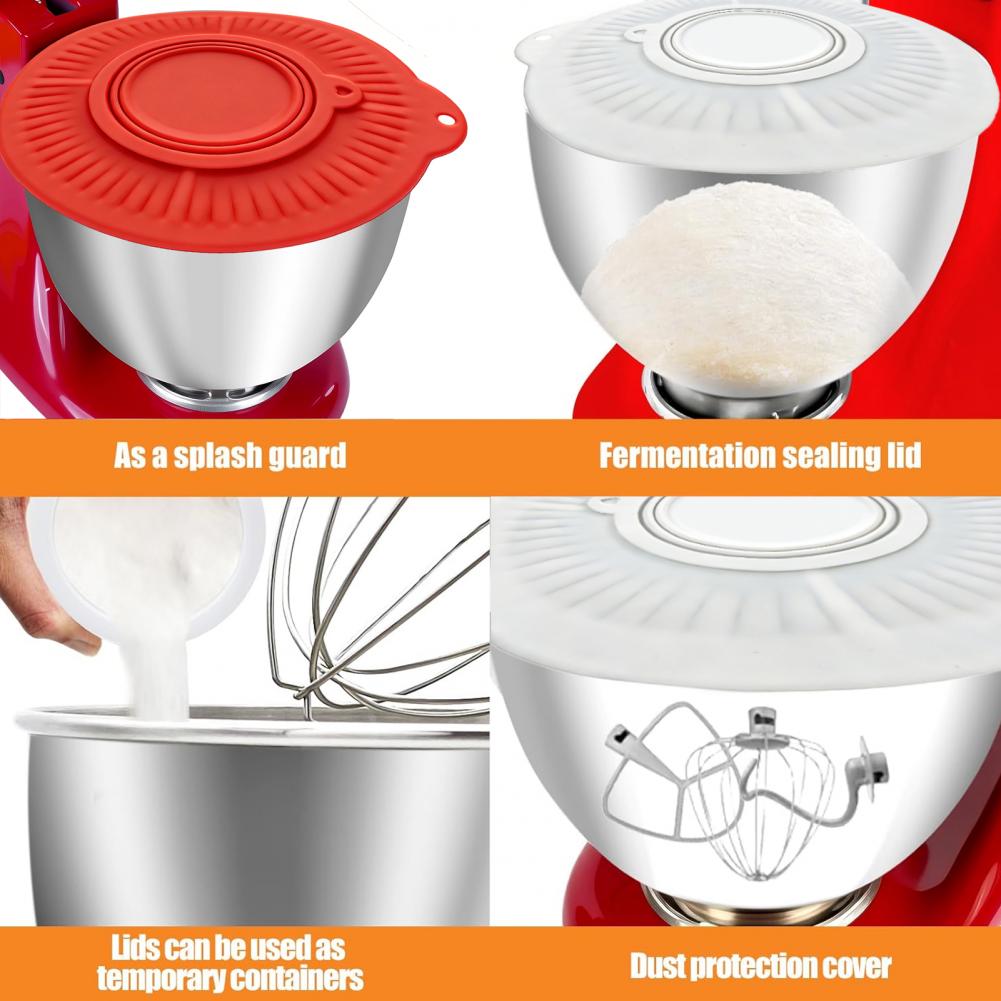 Kitchenaid Mixer Hand Mixer - ミキサー用スプラッシュガード シリコン製スプラッシュプルーフカバー 丈夫なロック機構付き キッチンエイド用耐熱ハンドブレンダー