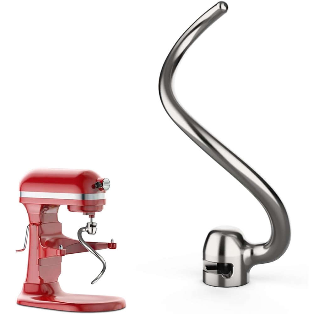 Kitchenaid Mixer Pro 600 - キッチンエイド 5QT-6QT ボウルリフトスタンドミキサー用ステンレススチール生地フック、プロフェッショナル 5 プラス、プロ 600