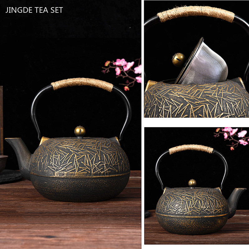 Cast Iron Corn - カスタマイズされた鋳鉄製ティーポット,900ml,日本のアンティーク工芸品,フィルタースクリーン付きティーポット,キッチンツールセット