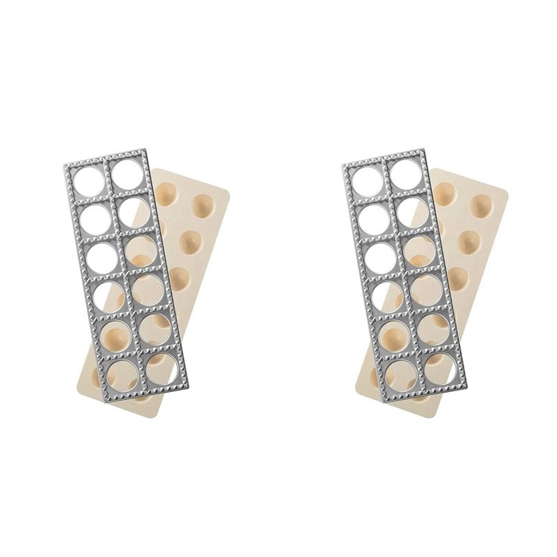 Potsticker Mold - AC62-2X ラビオリメーカー プレス型 ポットステッカー 肉餃子メーカー、ラビオリスタンプ パスタ製造キット