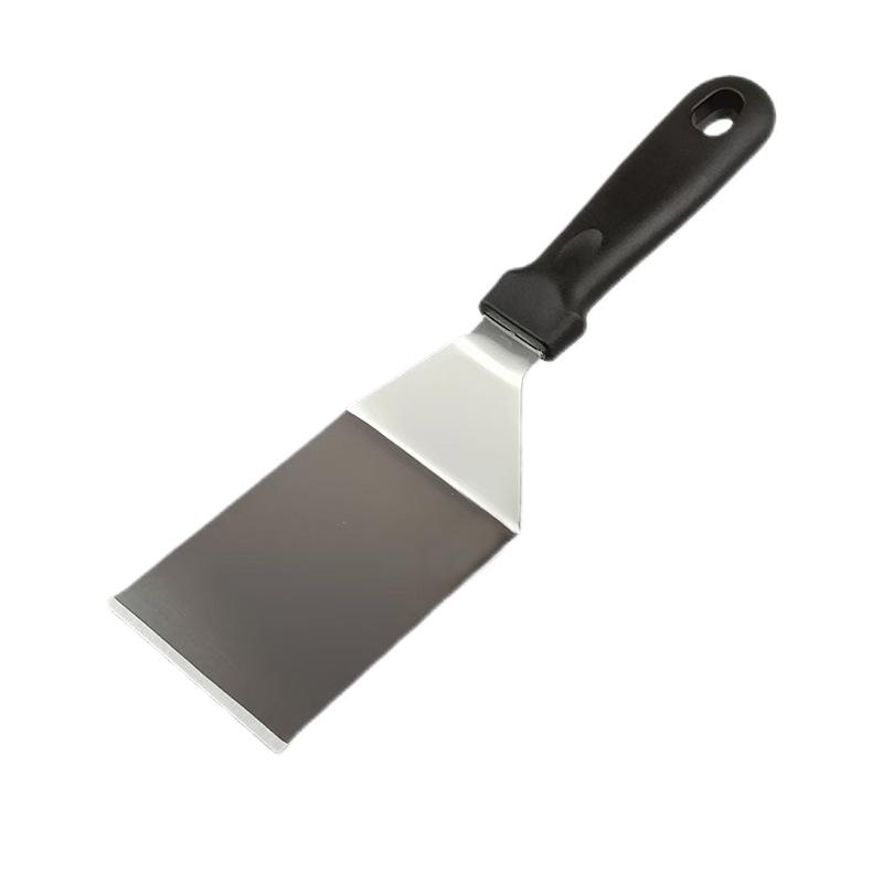 Okonomiyaki Spatula - プラスチックハンドルのチーズシャベル、ピザシャベル、ケーキ用スパチュラ、ピザベーキングスパチュラ、ベーキングツール、ステンレス製ケーキスパチュラ