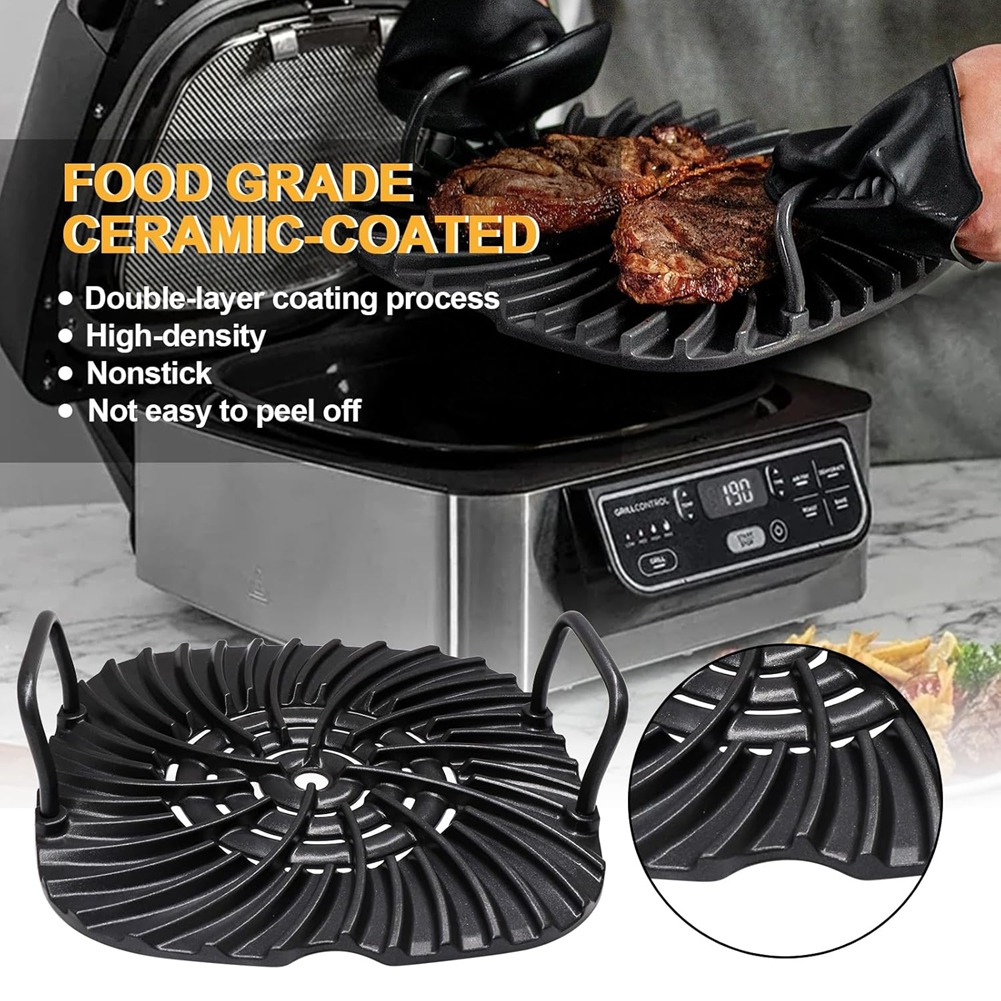 Ninja Air Fryer Af101 - Benchmade 高品質グリルプレートグリル＆ステンレススチールスプラッターシールド Ninja Foodi 5-In-1 グリルパーツ