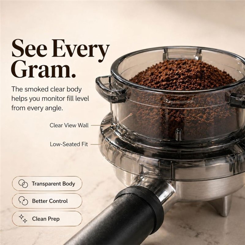 Breville Espresso Barista Touch - プロモーション！ツイストロック式ポルタフィルターファンネル 54mm ドージングファンネル バンビーノ、ブレビル バリスタ エクスプレス、プロ、タッチ