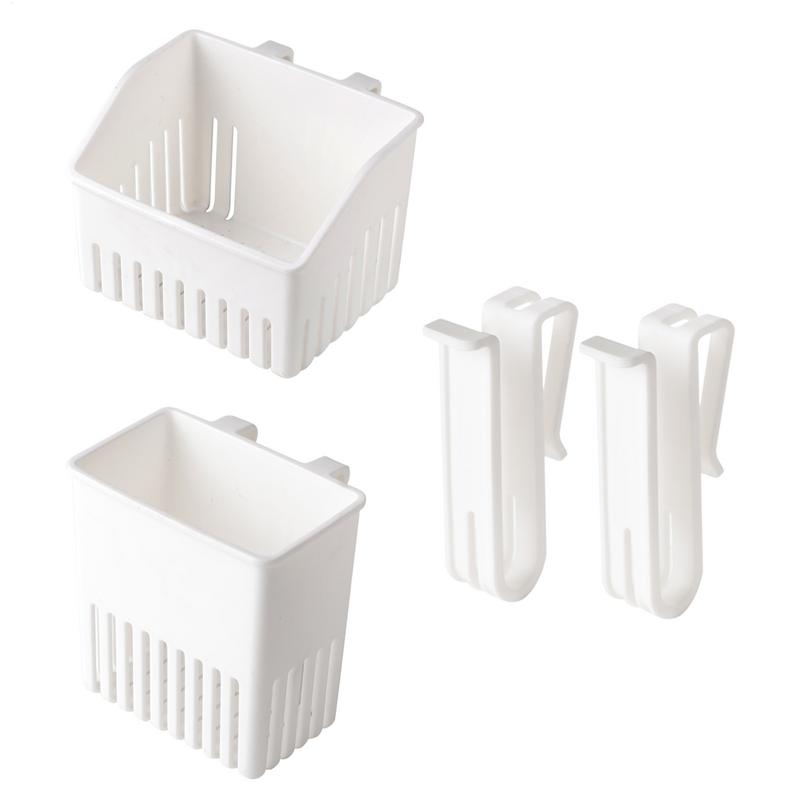 Dim Sum Basket - 銀製品乾燥バスケット壁掛けキッチン用品ホルダープラスチック食器オーガナイザーカトラリー水切りスプーン箸用