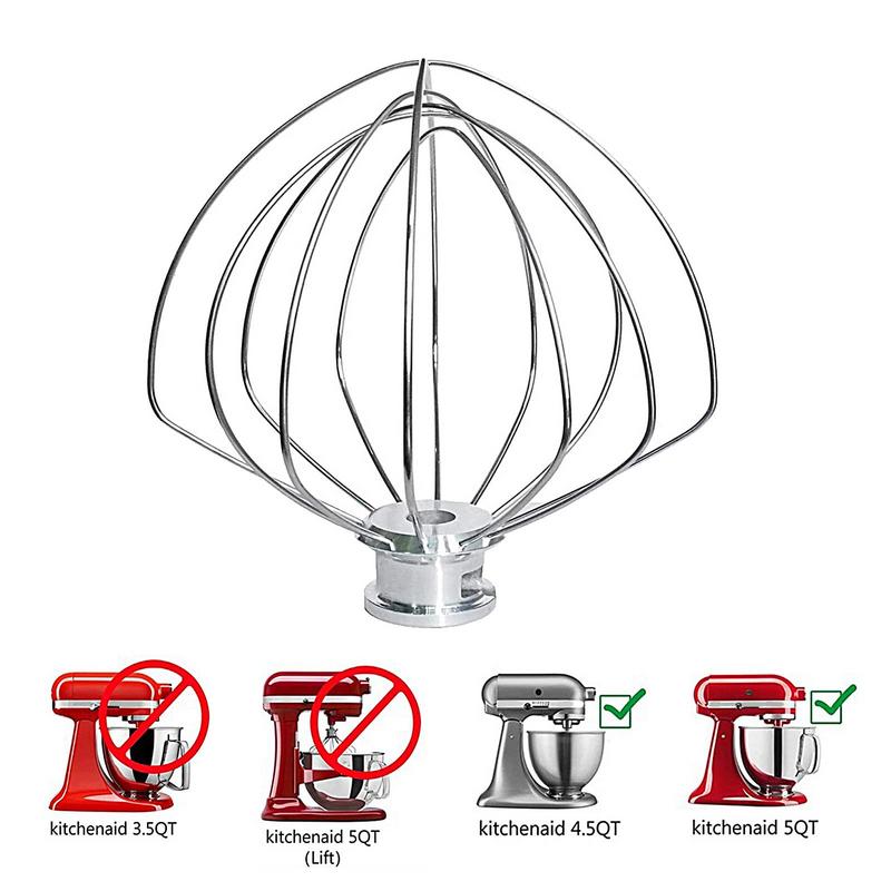 Kitchenaid Mixer Hand Mixer - ステンレス鋼のバルーンワイヤー,台所用品,食品用,AK45ww