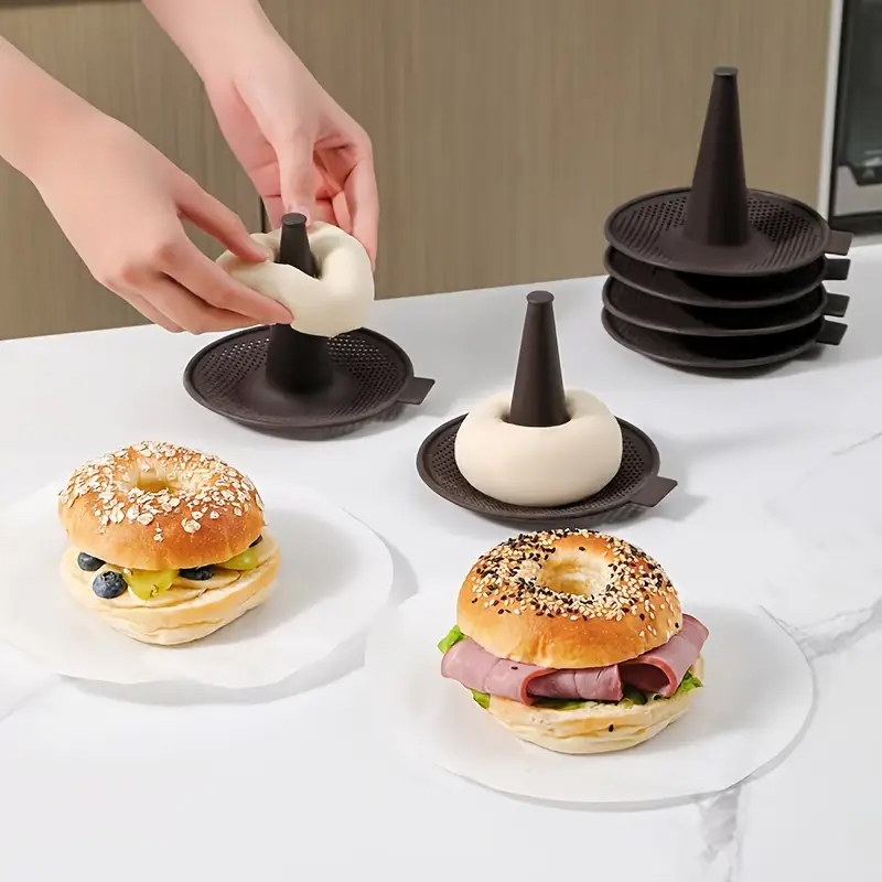 Donut Mold Silicone - 6/12個入りベーキングモールドセット シリコンドーナツ型 食品グレード ケーキムースプリン型 ノンスティック 食洗機対応