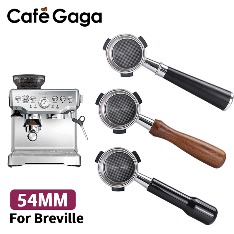 Breville Espresso Bes870 - 54 ミリメートルコーヒー底なしポルタフィルター裸 Breville セージ 870 878