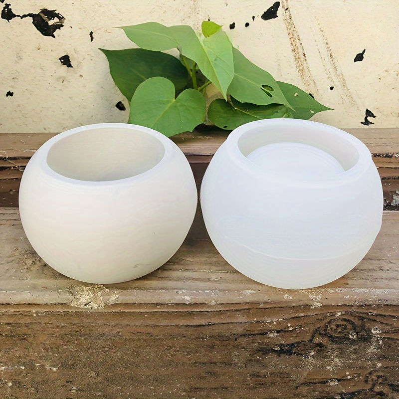 Potsticker Mold - 植木鉢シリコンモールド多肉植物植木鉢収納ボックス石膏コンクリートモールド