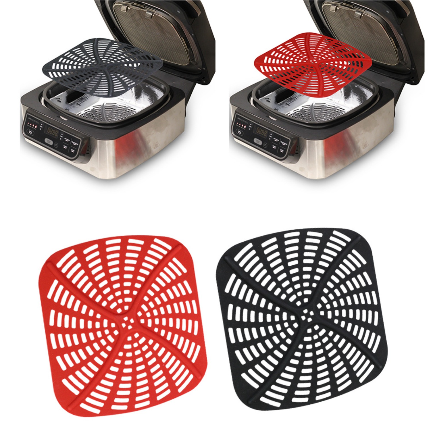 Ninja Air Fryer Af300 - 2 PC 再利用可能なシリコンライナーセット Ninja Foodi AG300