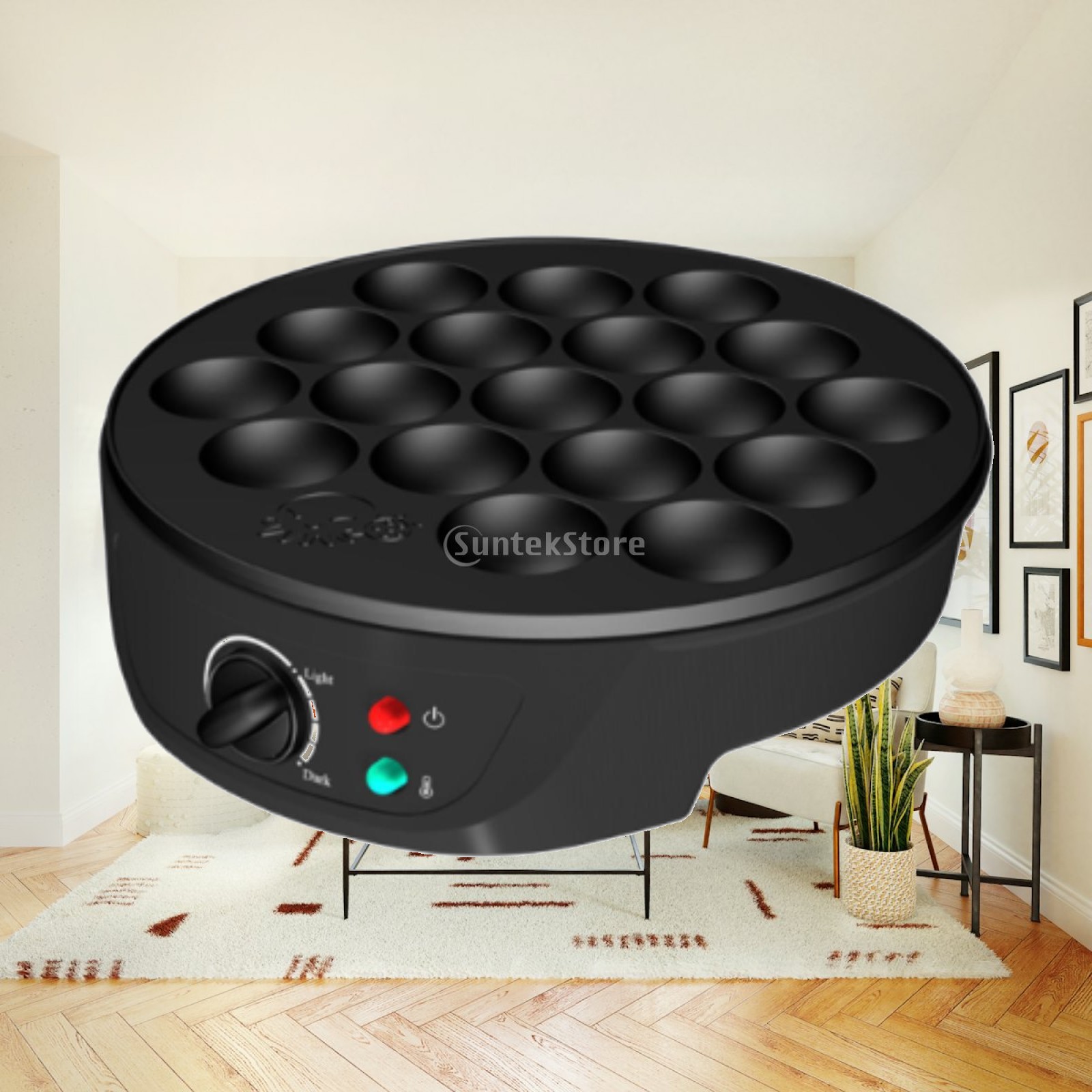 ノンスティックたこ焼きパン電気タコ焼きグリルメーカー18穴ベ - Takoyaki Grill Plate のレビューと価格