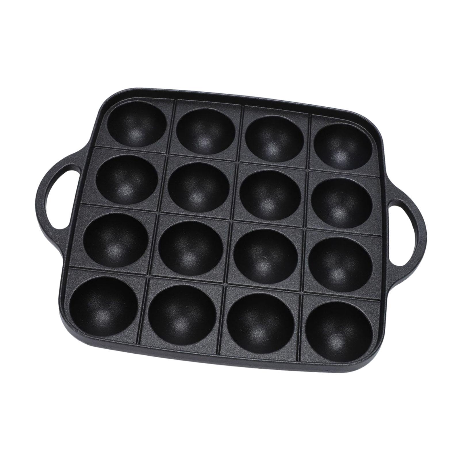 たこ焼きグリルパン 16 キャビティ調理器具ノンスティック多 - Takoyaki Grill Plate のレビューと価格