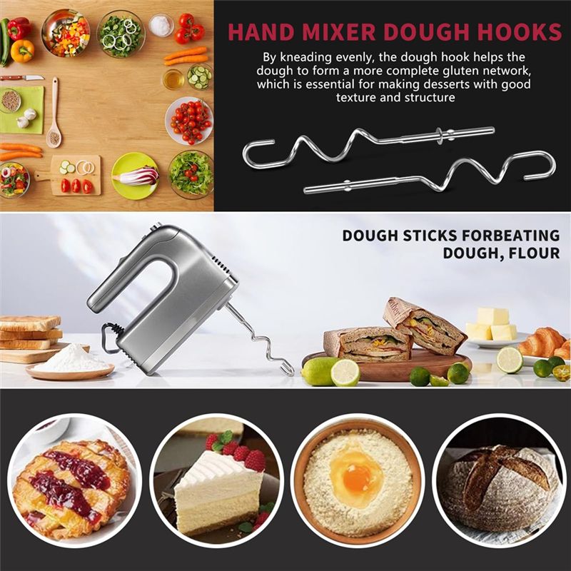 A23E-ハンドミキサー用生地フック キッチンエイドハンドミ - Kitchenaid Mixer Hand Mixer のレビューと価格