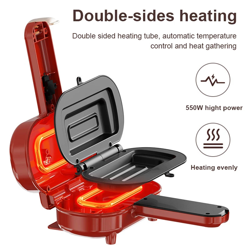両面シールプレスサンドイッチマシン ミニタコス ブリトーベー - Hot Dog Press のレビューと価格