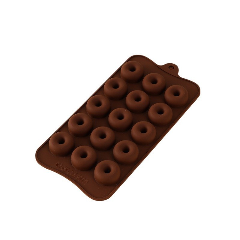 1個入りドーナツ型シリコンケーキ型、ノンスティック、高温耐性 - Donut Mold Silicone のレビューと価格