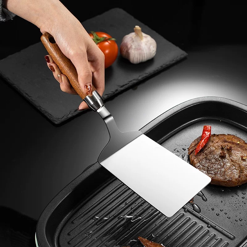 キッチン用ステンレス製フライパン用スパチュラ、ティラミス、パ - Okonomiyaki Spatula のレビューと価格