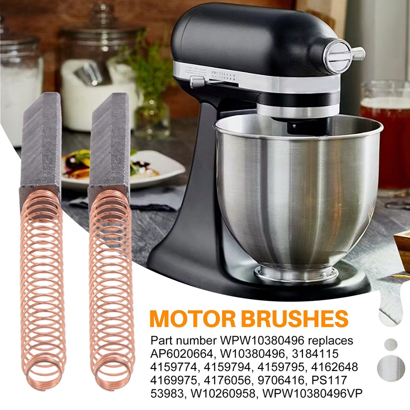 6パック X(スタンドミキサーモーターブラシ W103804 - Kitchenaid Mixer Hand Mixer のレビューと価格