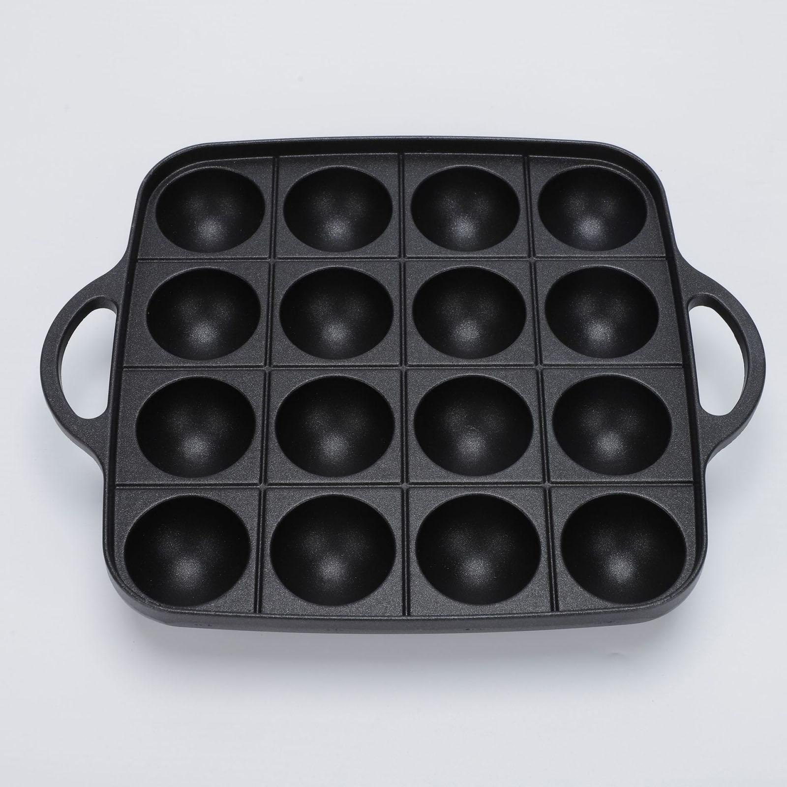 たこ焼きグリルパン 16 空洞お手入れ簡単多目的調理プレート - Takoyaki Grill Plate のレビューと価格