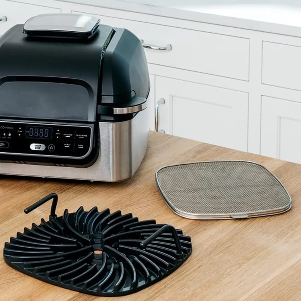 ステンレス鋼スプラッタシールド AG301 再利用可能な 5 - Ninja Air Fryer Af101 のレビューと価格