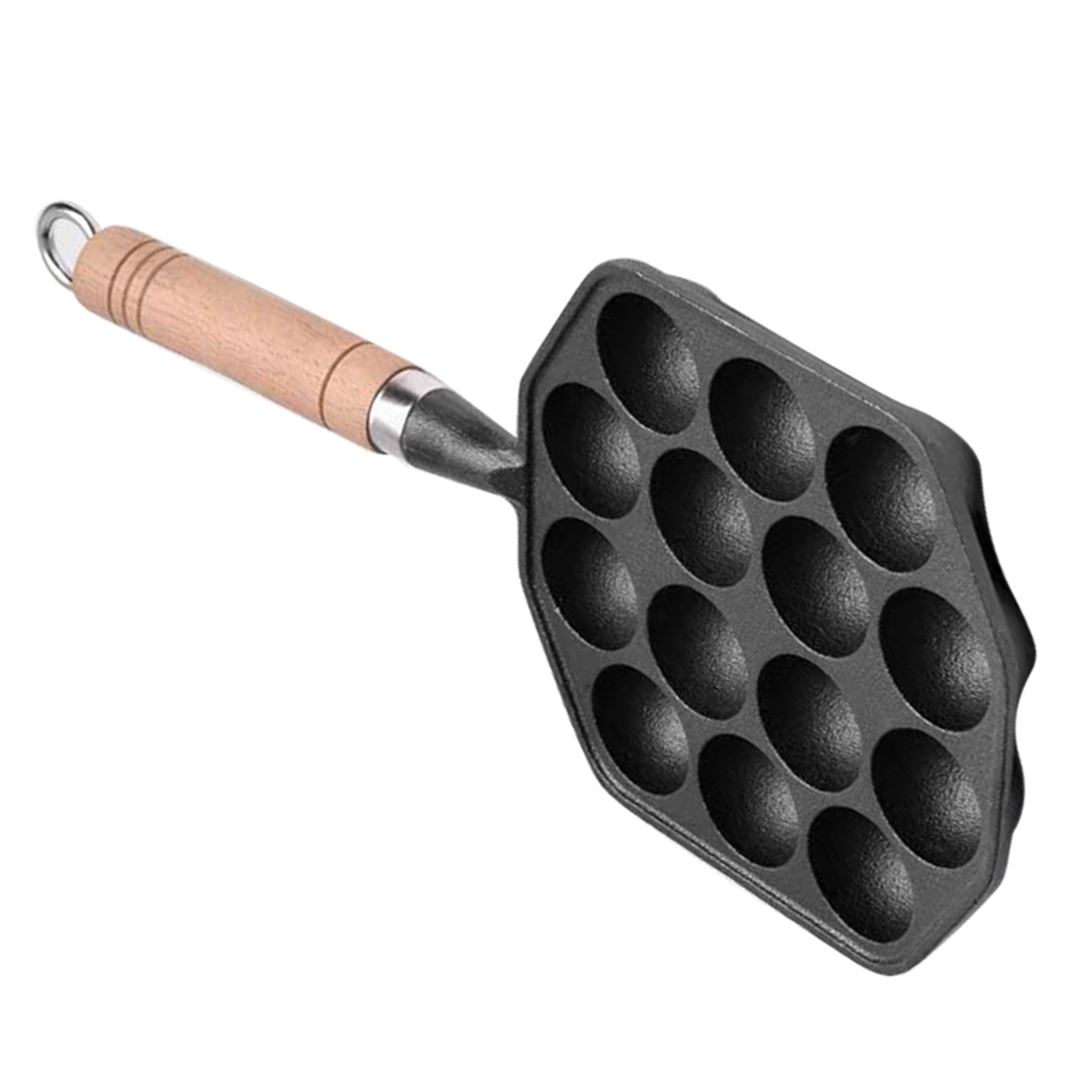 取り外し可能なハンドル付きの焦げ付き防止の鋳鉄鍋,タコ,肉用 - Takoyaki Grill Plate のレビューと価格