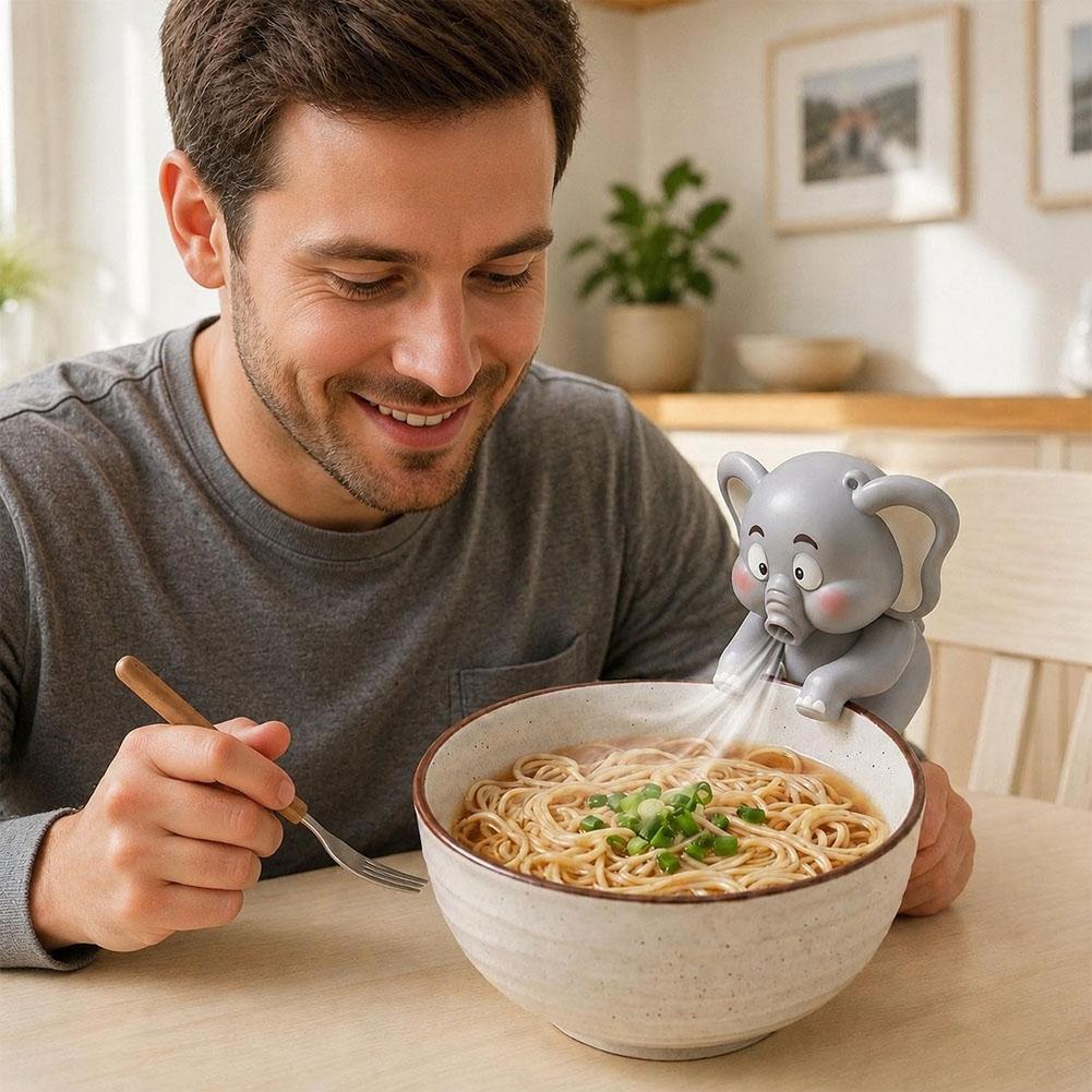 かわいい恐竜と象の形の食品冷却器、熱い麺粥用、カップ＆ボウル - Dim Sum Basket のレビューと価格