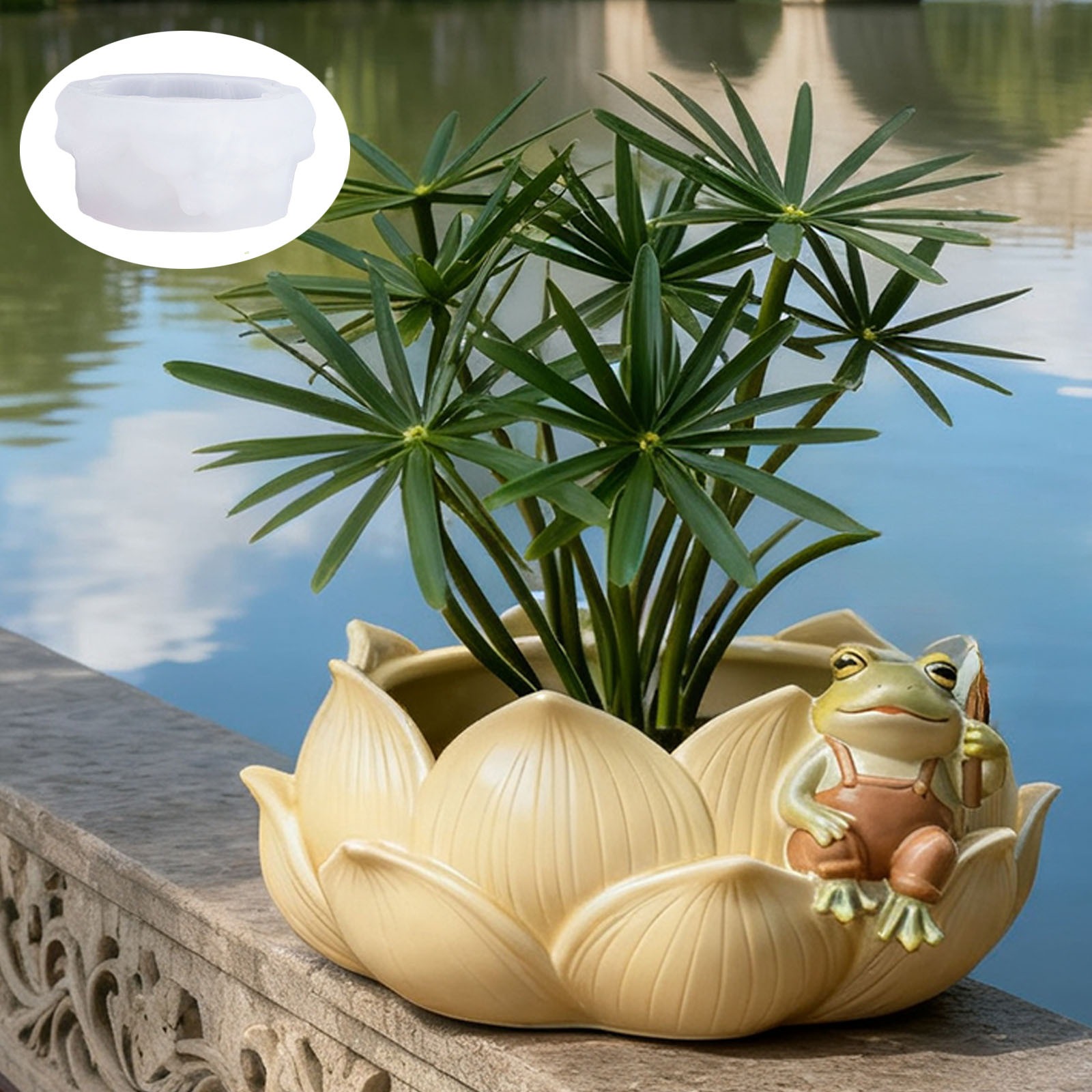 植物植木鉢型柔軟なシリコーン収納カップ型 Diy ゲル型愛好 - Potsticker Mold のレビューと価格