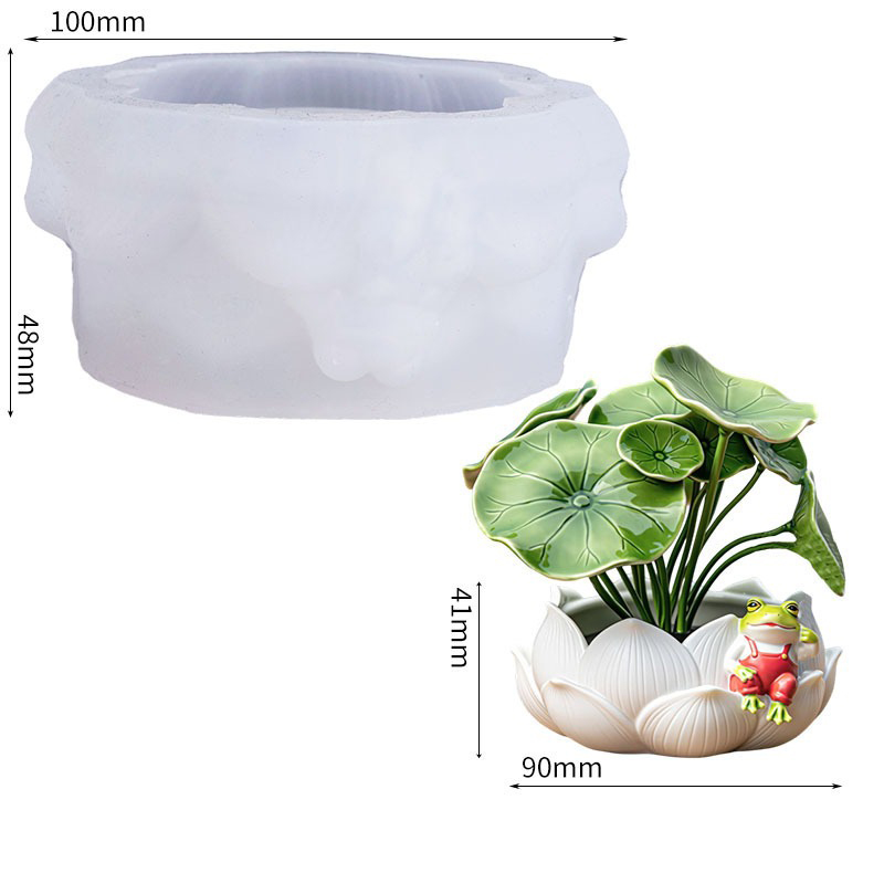 植物植木鉢型柔軟なシリコーン収納カップ型 Diy ゲル型愛好 - Potsticker Mold のレビューと価格
