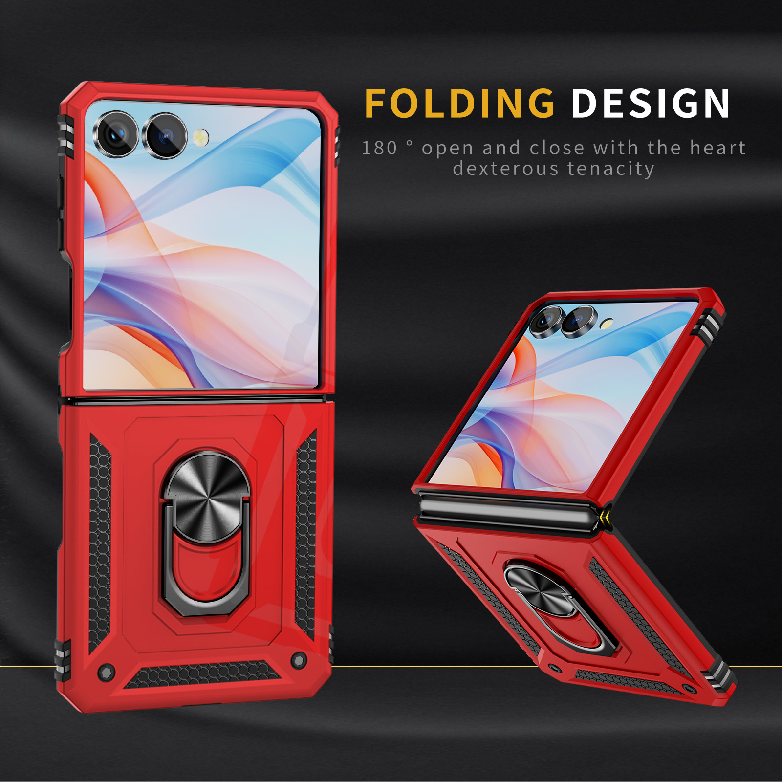Samsung Galaxy Z Flip 7用 耐衝撃ミリ - Taco Stand Holder のレビューと価格