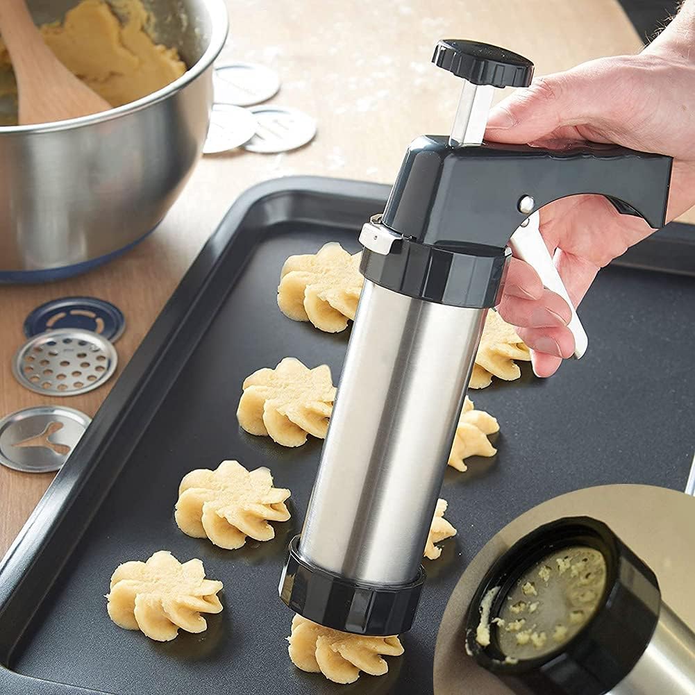 多目的アルミ製クッキープレスキット、手動チュロスメーカーマシ - Churros Maker Gun のレビューと価格