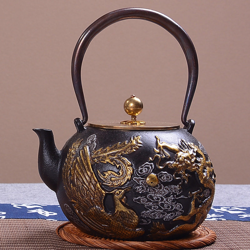 1.4 日本茶ポット 絶妙な梅と竹の塗装シリーズ 鋳鉄ケトル - Cast Iron Corn のレビューと価格