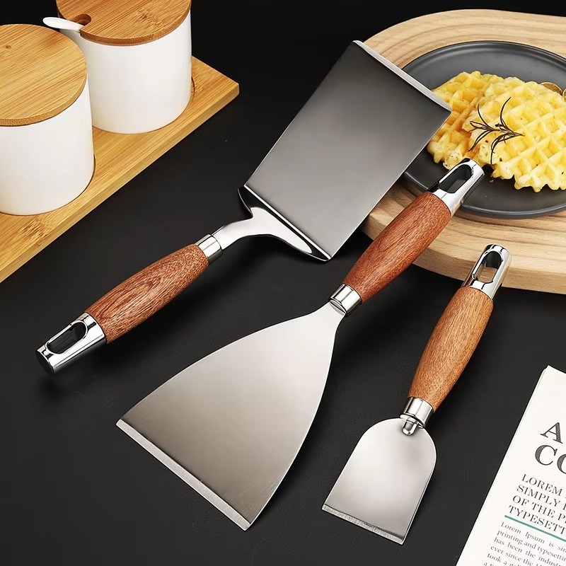 正方形/長方形ヘッドグリルスパチュラ、グリドルスパチュラ、火 - Okonomiyaki Spatula のレビューと価格