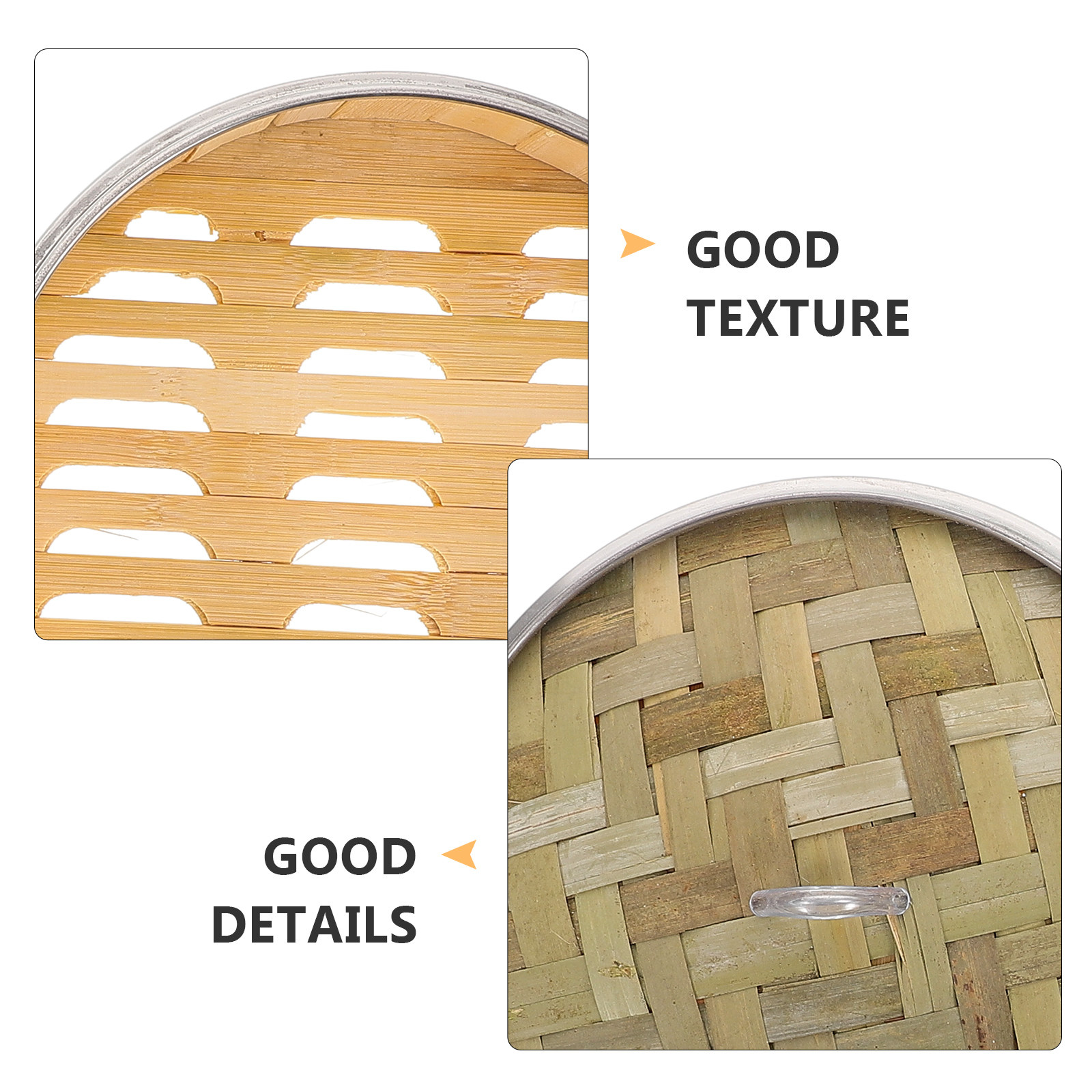 18cmの手作り竹製蒸し器、木製アジアンフード蒸し器、点心、 - Bao Steamer Bamboo のレビューと価格