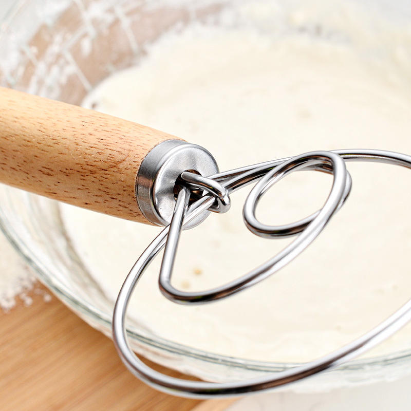 13 インチオークハンドルミルクベーキング小麦粉ミキサー小麦 - Danish Pancake Pan のレビューと価格
