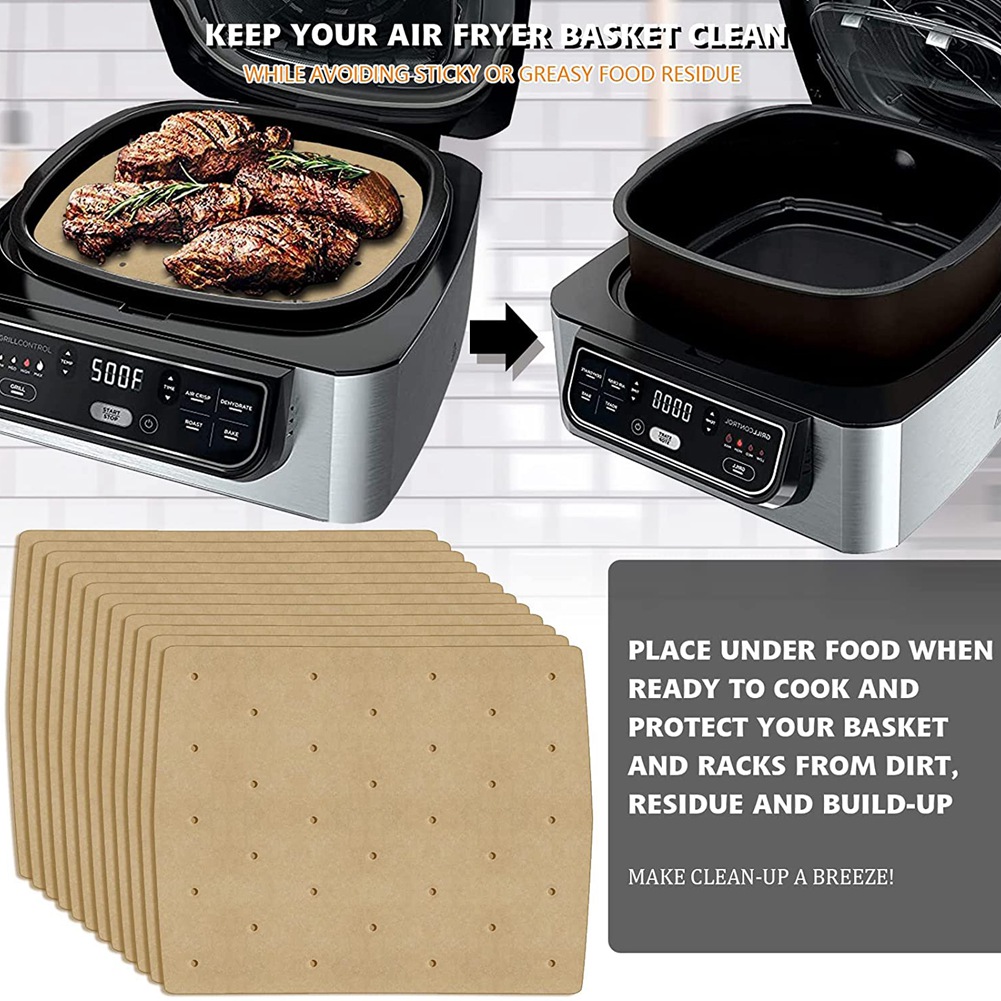 A74X 200 個エアフライヤー紙空気穴エアフライヤークッ - Ninja Air Fryer Af101 のレビューと価格