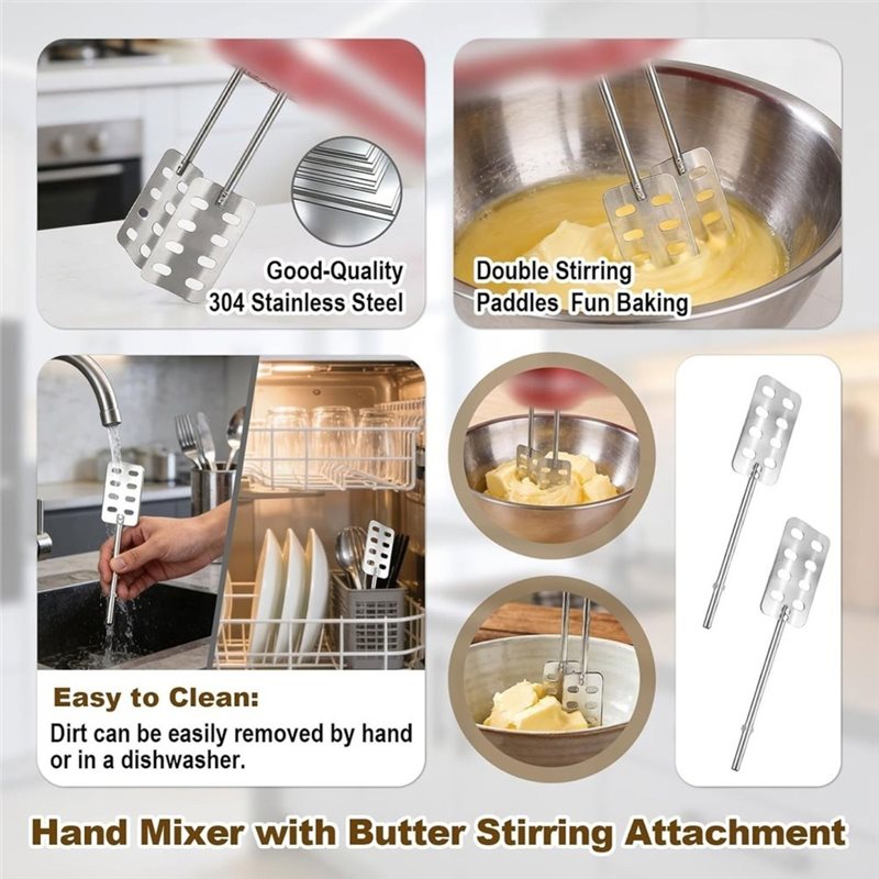 A83G-2個入りハンドミキサーバターチャーナー交換キット、 - Kitchenaid Mixer Hand Mixer のレビューと価格