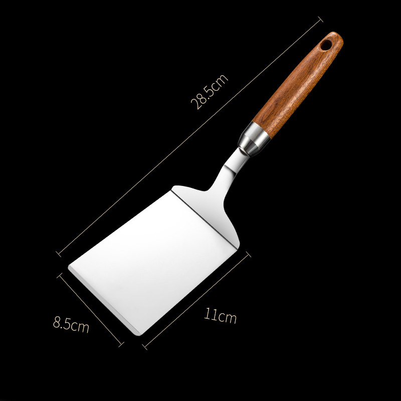 304 ステンレス鋼ステーキへらノンスティックパンケーキバー - Okonomiyaki Spatula のレビューと価格