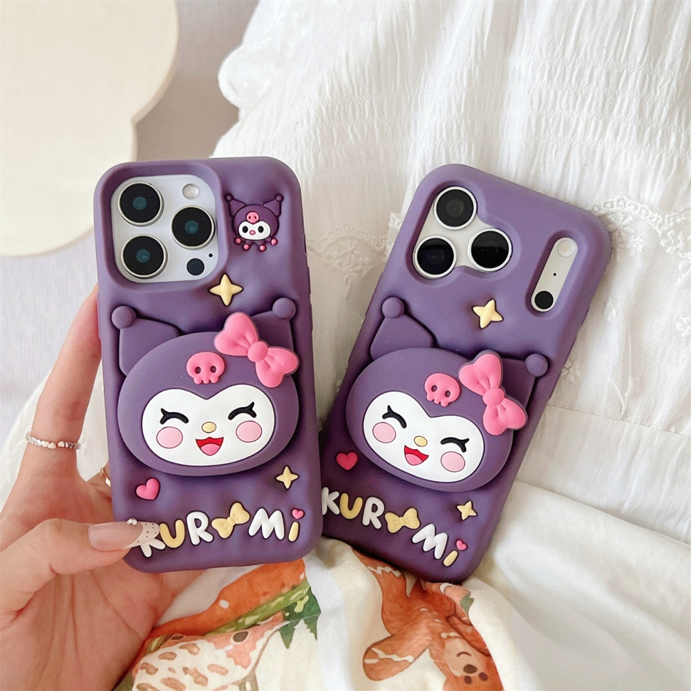 サンリオのかわいい3D漫画クロミスタンドホルダー付きスマホケ - Taco Stand Holder のレビューと価格