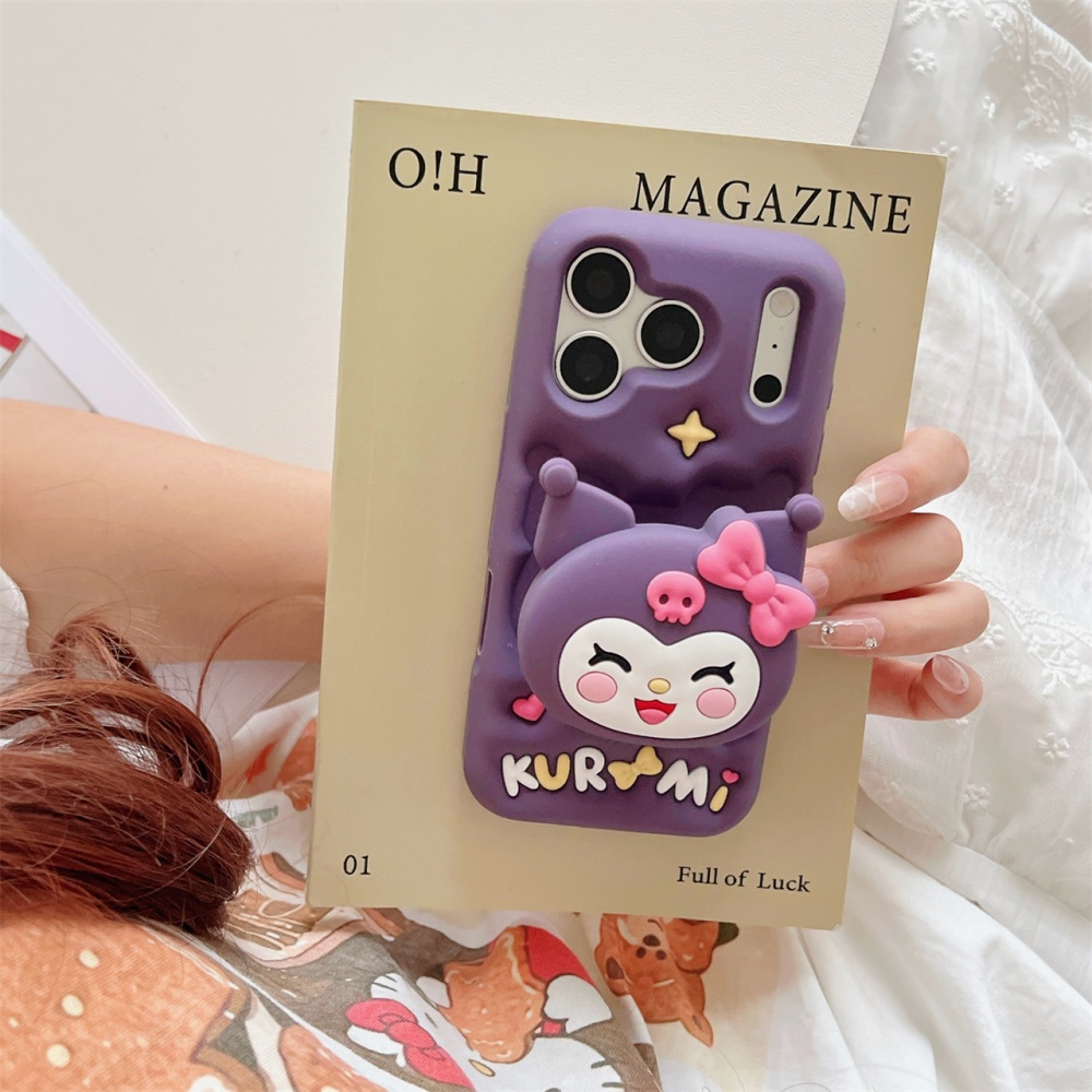 サンリオのかわいい3D漫画クロミスタンドホルダー付きスマホケ - Taco Stand Holder のレビューと価格