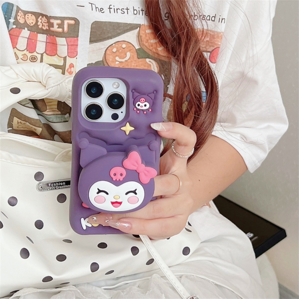 サンリオのかわいい3D漫画クロミスタンドホルダー付きスマホケ - Taco Stand Holder のレビューと価格