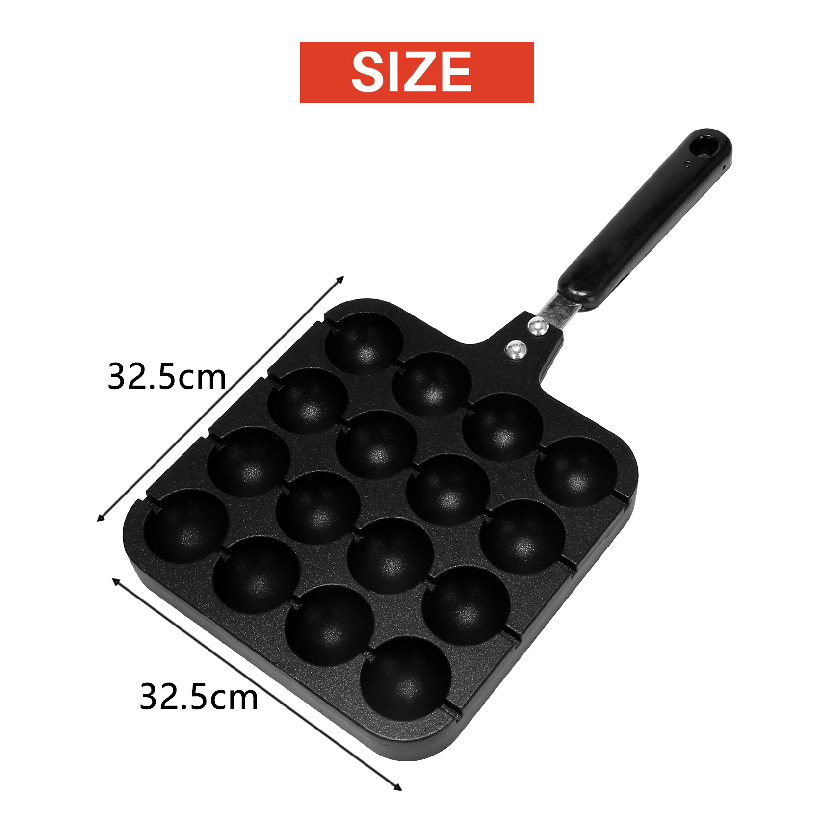 F-T 16穴アルミたこ焼き器グリルパンたこ焼きプレート家庭 - Takoyaki Grill Plate のレビューと価格