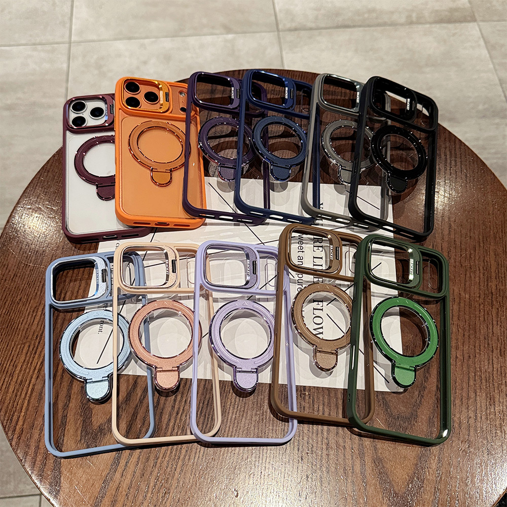 MagSafe対応 磁気ホルダー付きスマホケース iPhon - Taco Stand Holder のレビューと価格