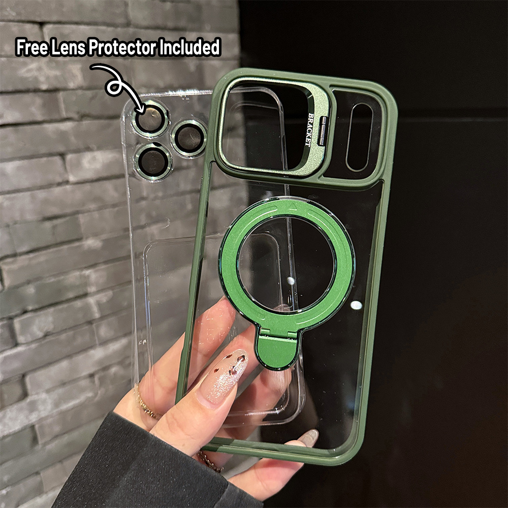 MagSafe対応 磁気ホルダー付きスマホケース iPhon - Taco Stand Holder のレビューと価格