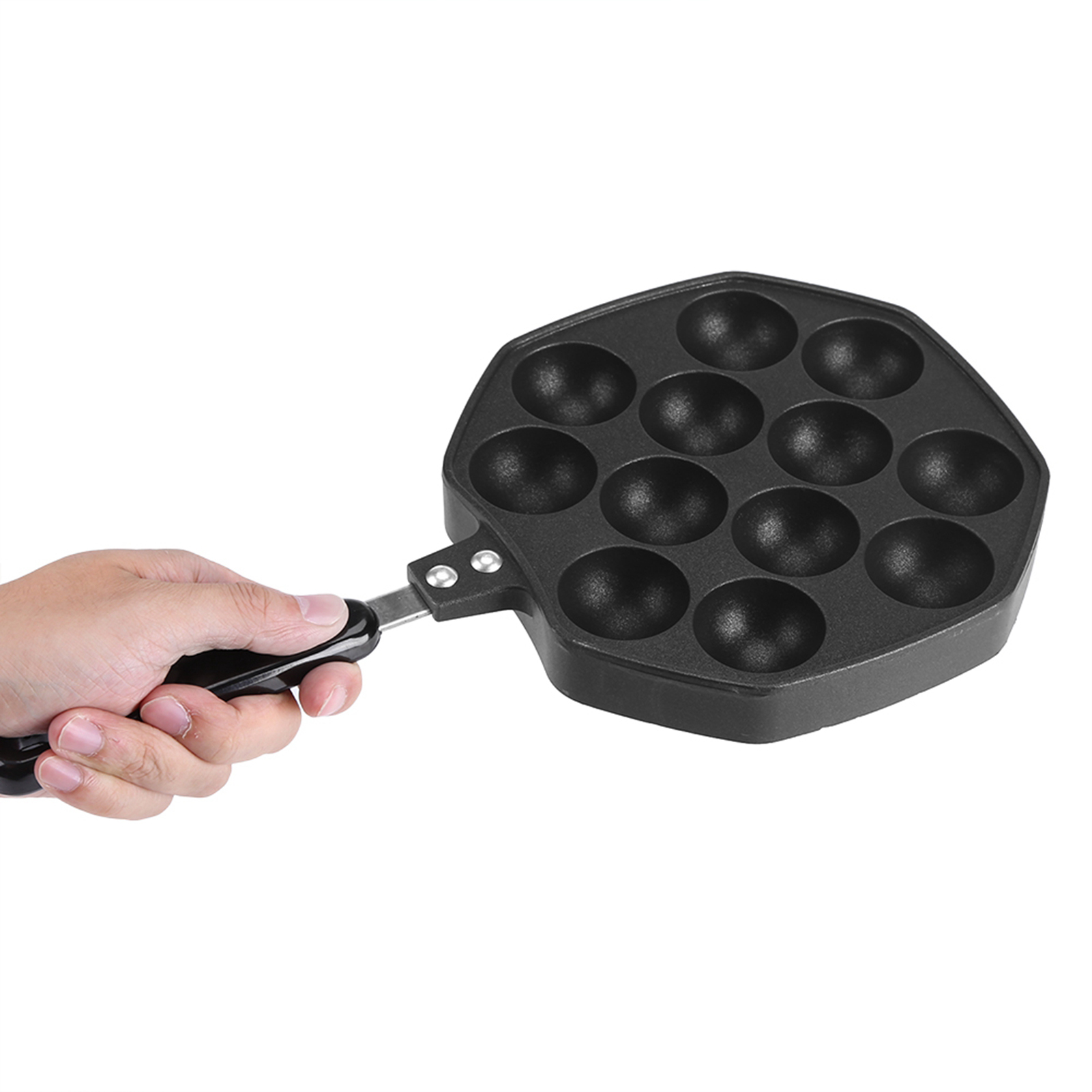 12個取りアルミ製ノンスティックたこ焼きグリルパン、タコ焼き - Takoyaki Grill Plate のレビューと価格