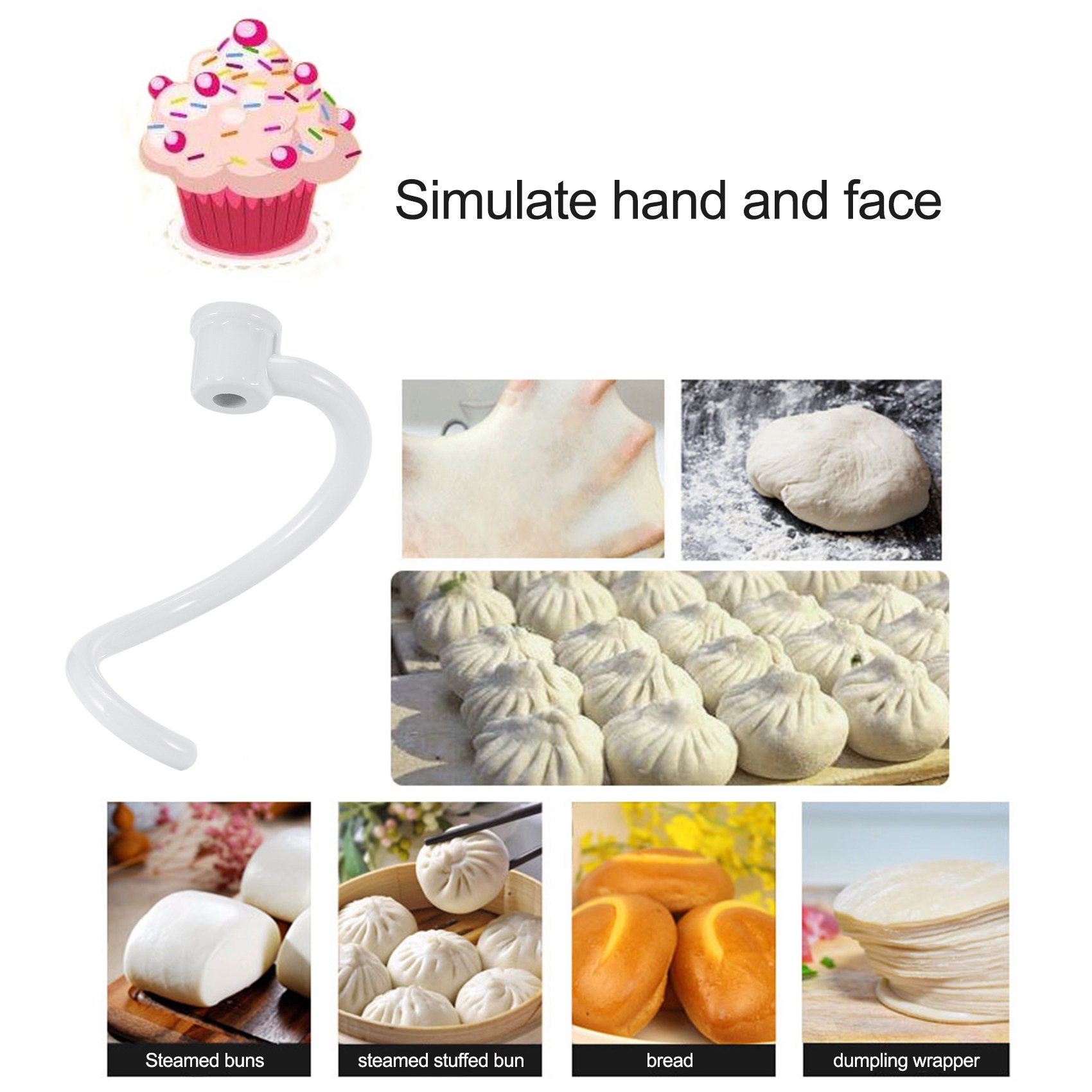 キッチンエイドミキサー用ABLDスパイラルドウフック交換部品 - Kitchenaid Mixer Pro 600 のレビューと価格