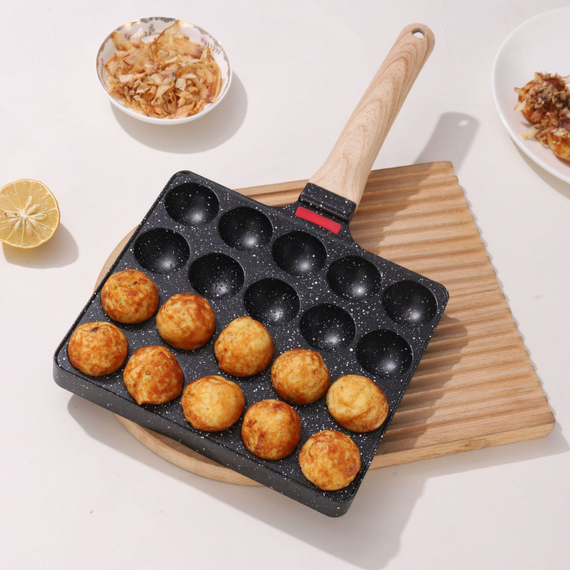20穴タコ焼き器、焦げ付き防止タコ焼きグリルプレート、家庭用 - Takoyaki Grill Plate のレビューと価格