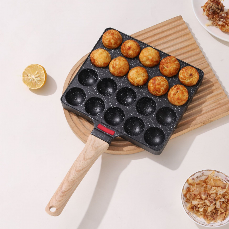 20穴タコ焼き器、焦げ付き防止タコ焼きグリルプレート、家庭用 - Takoyaki Grill Plate のレビューと価格