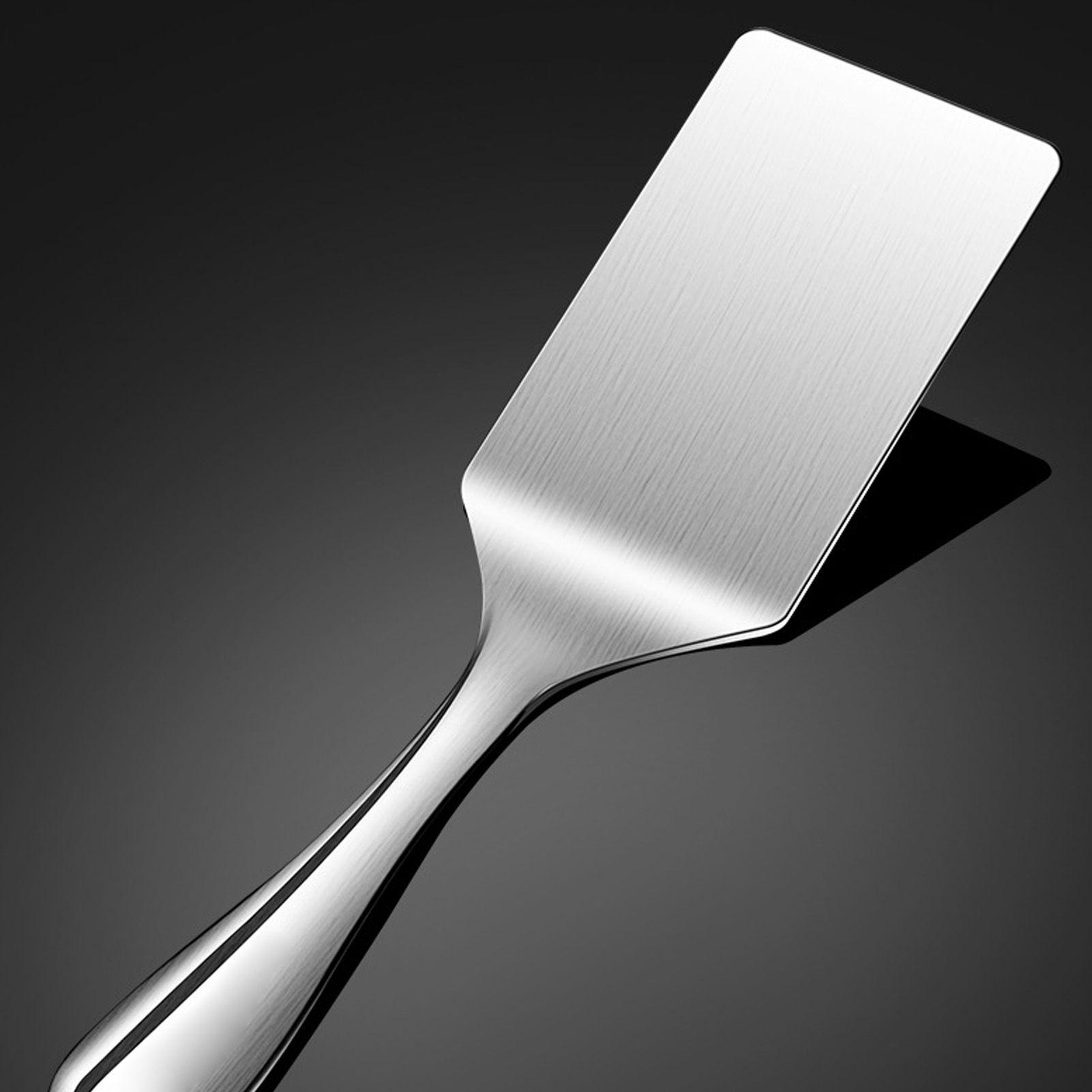 ステンレス鋼のスパチュラ、短い柄の平型ターナー、耐久性があり - Okonomiyaki Spatula のレビューと価格