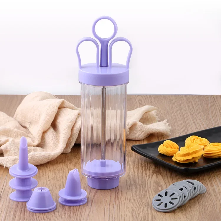 自分でできる手動のクッキープレス機,装飾的な絞り機,チュロス - Churros Maker Gun のレビューと価格