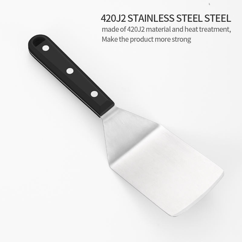 ステンレス鋼グリドルスパチュラターナーパンケーキハンバーガー - Okonomiyaki Spatula のレビューと価格